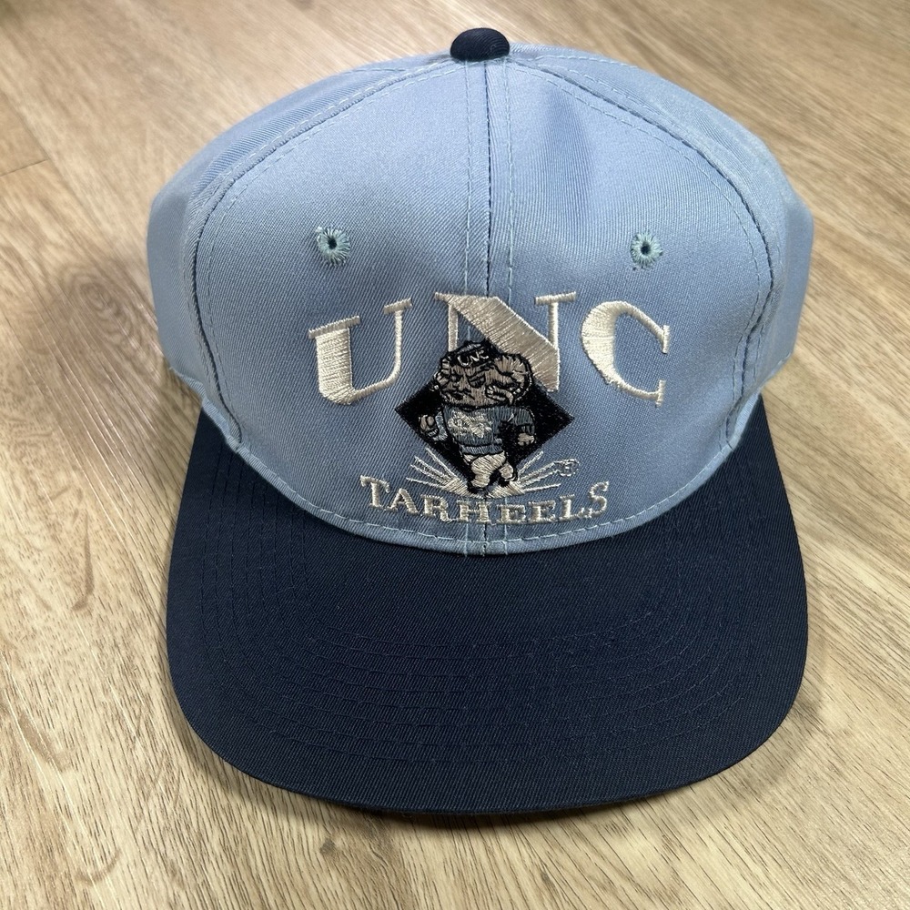 VTG UNC North Carolina Tar Heels Snapback Hat College Youngan Signature Blue Cap